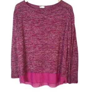 Kut from the Kloth Chiffon Trim Top